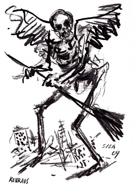KEHRAUS, Tusche, 29,5 x 21 cm